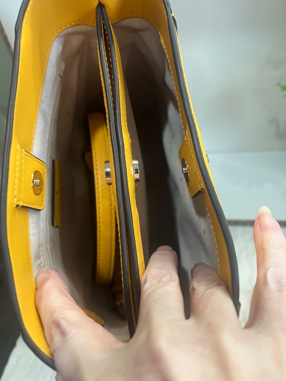 Kate Spade Lena Bucket Bag in Daffodil - Picture 2 of 5